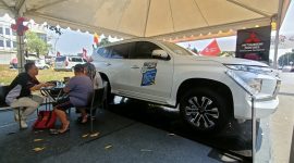 Diler resmi Mitsubishi PT Sun Star Motor Prima Motor (SSPM) area Bekasi turut meramaikan Grand Wisata Carnival.