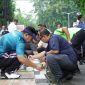 Pj Wali Kota Bekasi R. Gani Muhamad beserta seluruh jajaran, dan masyarakat saat melaksanakan grebek K3.