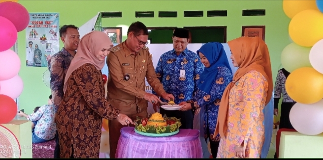 Peresmian Posyandu Diamond yang digelar di Perumahan Permata Nusa Indah (PNI) Cibitung Blok D.