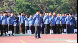 Upacara Korpri di lingkungan Pemerintah Kabupaten Bekasi.
