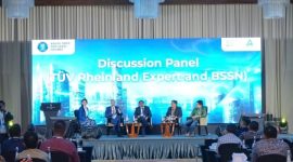 TÜV Rheinland Indonesia, bekerja sama dengan Badan Siber dan Sandi Negara (BSSN), saat menyelenggarakan seminar.