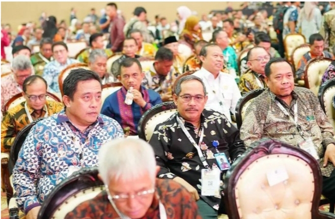 Pj Bupati Bekasi Dedy Supriyadi, menghadiri kegiatan Rakornas Kesiapan Menjaga Netralitas ASN pada Pilkada Serentak Tahun 2024.