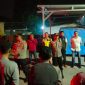 Polsek Sukatani dan Polsek Pebayuran saat melaksanakan apel gabungan bersama satgas anti tawuran dalam rangka Operasi Kejahatan Jalanan (OKJ).