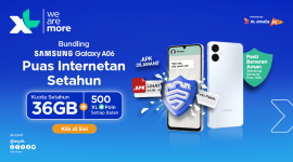 Gratis Paket Data 36GB Selama 12 Bulan.