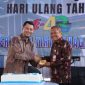 ekretaris Daerah Kabupaten Bekasi Jaoharul Alam menghadiri acara Tasyakuran HUT ke-43 Perusahaan Umum Daerah  (PERUMDA) Tirta Bhagasasi di kantor pusat Perumda Tirta Bhagasasi, Cikarang Pusat, Rabu (2/10/2024).