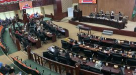 Suasana: Suasana Rapat Paripurna DPRD Kota Bekasi dalam menyepakati RAPBD Tahun 2025, pada Kamis 28 November 2024.