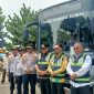 Pemerintah Kabupaten Bekasi resmi meluncurkan layanan transportasi publik Bus Trans Wibawamukti.