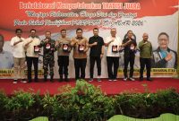 Pj Bupati Bekasi, Dedy Supriyadi, menghadiri pembukaan Rapat Kerja (Raker) Komite Olahraga Nasional Indonesia (KONI) Kabupaten Bekasi di Hotel Sahid Lippo Cikarang, Kecamatan Cikarang Selatan, pada Minggu (26/1/2025).