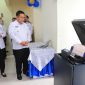 Pj Bupati Bekasi, Dedy Supriyadi didampingi Asda II, Kepala Bapenda Kab Bekasi, Bank BjB, BI perwakilan Jabar, PLN meresmikan Launcing Digital Lounge Bapenda.
