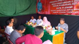 Ketua Komisi IV DPRD Kabupaten Bekasi Fraksi PDI Perjuangan Martina mengadakan Reses ke II di Daerah Pemilihan VI (enam) Kecamatan Karangbahagia, Kedungwaringin, Pebayuran, Sukakarya, Cabangbungin.