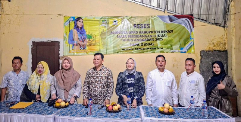 Anggota Dewan Perwakilan Rakyat (DPRD) Kabupaten Bekasi Adelia Paramitha Kardin gelar Reses Masa persidangan II (Dua) Tahun Anggaran 2025.