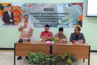Anggota Komisi III DPRD Kabupaten Bekasi Fraksi Partai Keadilan Sejahtera (F - PKS) Saeful Islam mengadakan acara Reses Ke - II di Kampus Institut STIAMI Cikarang.