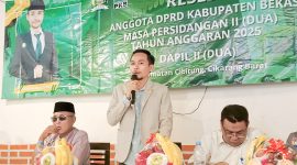 Anggota DPRD Kabupaten Bekasi, Ombi Hari Wibowo dari Fraksi PKB gelar Reses Masa Persidangan II (Dua) di Tahun 2025.