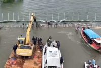 Pagar Laut di Bekasi Dibongkar Secara Mandiri Oleh PT TRPN, Pemprov Jabar Turut Mengawai.