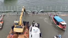 Pagar Laut di Bekasi Dibongkar Secara Mandiri Oleh PT TRPN, Pemprov Jabar Turut Mengawai.