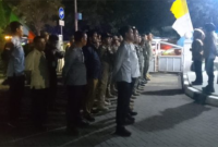 Pengamanan : DPRD Kota Bekasi Gelar Apel Pengamanan.