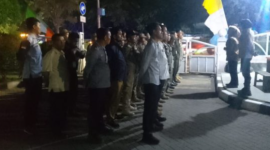 Pengamanan : DPRD Kota Bekasi Gelar Apel Pengamanan.