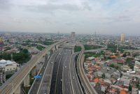 Ruas Layang Mohamed Bin Zayed (MBZ) atau terjadi peningkatan sebesar 21.91% dari lalu lintas normal sebanyak 130.004 kendaraan.