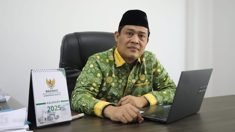 Ketua Baznas Kabupaten Bekasi, Aminulloh.