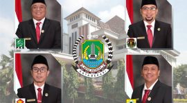 Anggota Badan Anggaran DPRD Kota Bekasi Ahamdi (PKB), Nawal Husni (PPP), Misbahudin (GERINDRA) dan Sarwin (GOLKAR).