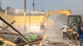 Ratusan bangun Liar di Desa Sumberjaya, Tambun Selatan, pada Rabu 30 April 2025.