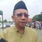 Wakil Ketua DPRD Kabupaten Bekasi Budi MM saat menghadiri Festival Bank Sampah di Kecamatan Cibitung, pada Selasa 22 April 2025.