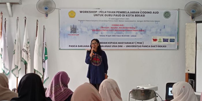 Workshop : Pelatihan Pembelajaran coding AUD untuk Guru PAUD di Kota Bekasik.