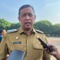 Walikota Bekasi, Tri Adhianto saat usai melaksanakan Apel Pagi.