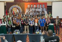 Kompak : Rakyat Advokasi Mandiri (RAMA) melakukan foto bersama usai rapat kerja daerah dan pelantikan.