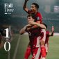 Ole Romeny merayakan gol penalti penentu yang mengantar Indonesia menaklukkan China 1-0 di SUGBK. Semangat juang tak terbendung. (foto.dco PSSI).