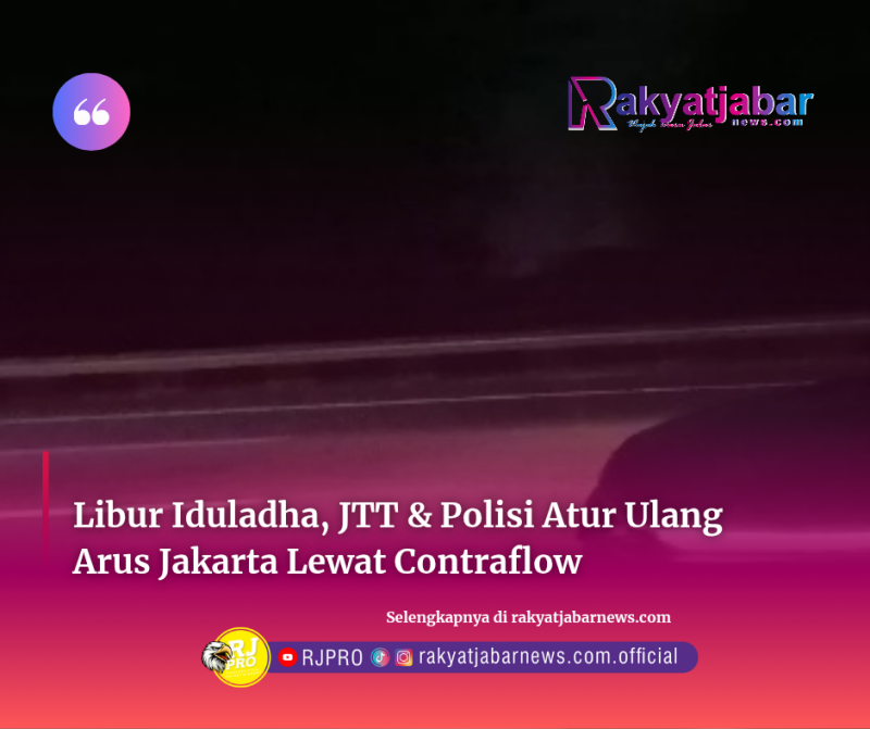 Contraflow diberlakukan di Tol Japek arah Jakarta malam ini. JTT imbau pengguna jalan utamakan keselamatan dan patuhi arahan petugas di lapangan.