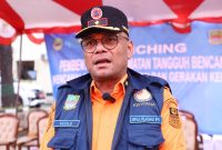 Kepala Pelaksana Badan Penanggulangan Bencana Daerah (BPBD) Kabupaten Bekasi, Muchlis, menyampaikan imbauan kepada masyarakat terkait kewaspadaan menghadapi musim kemarau dan potensi kekeringan, dalam kegiatan peluncuran program Kecamatan Tangguh Bencana dan Gerakan Kencana di Kabupaten Bekasi.

