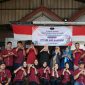 Tim Auditor LPH UIN Sunan Gunung Djati Bandung bersama jajaran CV Diaz Catering berfoto bersama usai kegiatan sosialisasi halal dan audit di Gandamekar, Cikarang Barat, Kabupaten Bekasi, Minggu (3/8/2025).
