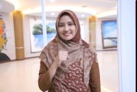 Kabid Perekonomian dan SDA Bappeda Kabupaten Bekasi, Vina Sari Nalurita, memberikan keterangan terkait program sinkronisasi CSR dengan Renja Daerah, Selasa (5/8/2025).

