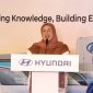 Plt. Kepala Disnakertrans Provinsi Jawa Barat Lusi Lesminingwati saat menyampaikan sambutan mewakili Gubernur Jabar pada Kick Off Ceremony Hyundai Academy Course 2025 di Aula PT Hyundai Motor Manufacturing Indonesia, Kota Deltamas, Bojongmangu, Rabu (27/8/2025).