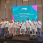 Pengurus Asosiasi Penyelenggara Telekomunikasi Seluruh Indonesia (ATSI) periode 2025–2029 berfoto bersama usai Rapat Umum Anggota (RUA) ATSI 2025 di Jakarta, Senin (29/9/2025).
