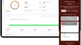 Antarmuka Provite menampilkan dashboard pemantauan RSVP real-time dan halaman konfirmasi tamu pada perangkat mobile, memudahkan penyelenggara acara dalam mengelola kehadiran secara cepat dan akurat.