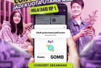 AXIS menghadirkan fitur Convert Pulsa yang memungkinkan pelanggan menukarkan sisa pulsa menjadi kuota utama mulai dari Rp1 langsung melalui aplikasi AXISNET, solusi praktis agar pulsa kecil tetap bermanfaat untuk koneksi internet sehari-hari.