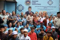 Pemerintah Kota Bekasi meresmikan Dapur Satuan Pelayanan Pemenuhan Gizi (SPPG) Jatibening Baru, Kecamatan Pondok Gede, Sabtu (17/1/2026).