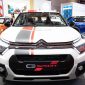 Tampilan depan Citroën C3 Sport yang dipamerkan di booth Citroën pada ajang IIMS 2026 di JIExpo Kemayoran, Jakarta. Model ini menjadi bagian dari keluarga C3 yang ditawarkan sebagai solusi mobilitas modern untuk konsumen Indonesia.