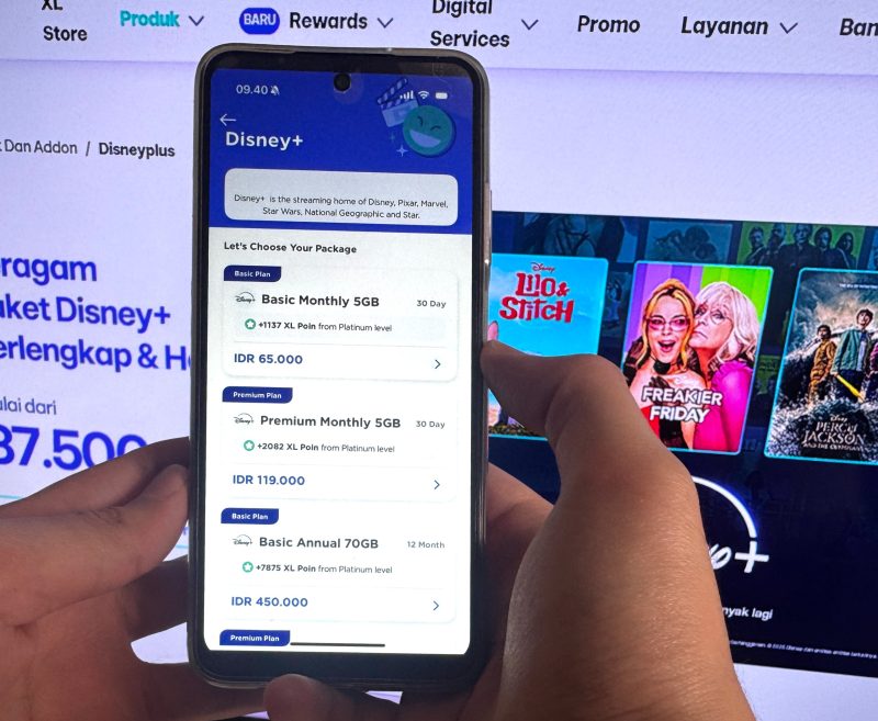 Peluncuran layanan Disney+ di ekosistem XLSMART melalui aplikasi myXL, AxisNet, dan SATU ON untuk menghadirkan hiburan digital kelas dunia bagi pelanggan Indonesia.