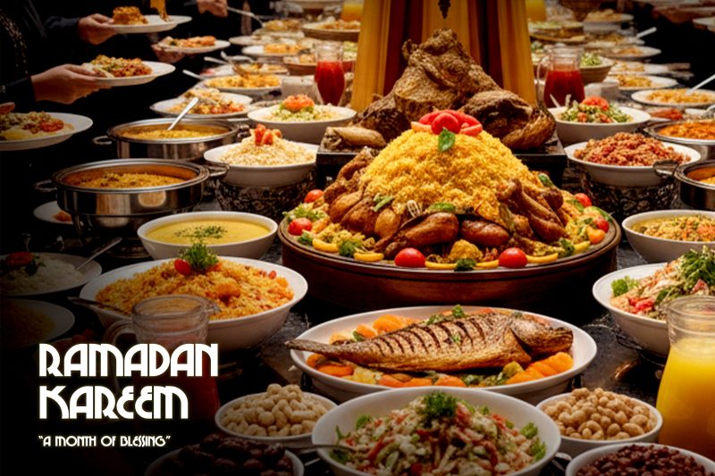 Sajian buffet berbuka puasa bertema Ramadan Kareem “A Month of Blessing” yang dihadirkan oleh HARRIS Hotel & Convention Bekasi menawarkan beragam hidangan khas Middle East dan Nusantara untuk menemani momen berbuka puasa bersama keluarga dan kolega.