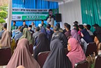 Anggota DPRD Kota Bekasi, Ahmadi Madong, saat menggelar reses I tahun 2026 dan berdialog dengan warga di Kecamatan Jatiasih, Kota Bekasi, terkait aspirasi masyarakat di bidang pendidikan dan kesejahteraan.