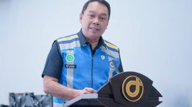 Direktur Utama PT Jasa Marga (Persero) Tbk, Rivan A. Purwantono, menyampaikan sambutan pada peringatan HUT ke-48 Jasa Marga di Jakarta, Minggu (1/3/2026). Dalam momentum tersebut, Jasa Marga menegaskan komitmen percepatan transformasi digital dan penguatan budaya layanan berorientasi pelanggan.