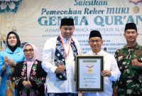 Ketua DPRD Sardi Efendi Hadiri GEMMA Qur’an, Kota Bekasi Raih Rekor MURI Penulisan Mushaf Al-Qur’an Serentak 