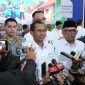 Direktur Utama BPJS Kesehatan Prihati Pujowaskito memberikan keterangan kepada awak media terkait kesiapan layanan Program Jaminan Kesehatan Nasional (JKN) selama periode mudik dan libur Lebaran 2026 di Jakarta, Senin (9/3/2026). BPJS Kesehatan memastikan peserta tetap dapat mengakses layanan kesehatan di seluruh Indonesia selama masa mudik.