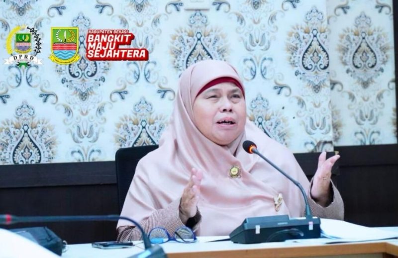 Ketua Komisi II DPRD Kabupaten Bekasi, Ani Rukmini,