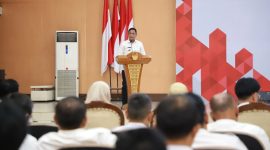 MUSRENBANG RKPD : Pelaksana Tugas Bupati Bekasi Asep Surya Atmaja membuka Musyawarah Perencanaan Pembangunan (Musrenbang) Rencana Kerja Pemerintah Daerah (RKPD) Tahun 2027, Bertempat di Gedung Swatantra Wibawa Mukti, Komplek Pemkab. Bekasi. Pada Rabu, (8/04/2026). FOTO : Endar Raziq B/Diskominfosantik.