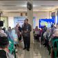 Kepala Bidang Pembinaan SD Dinas Pendidikan Kabupaten Bekasi, Pranoto memberikan pemaparan saat sosialisasi Sistem Penerimaan Murid Baru (SPMB) Tahun Ajaran 2026/2027 tingkat SD di Kabupaten Bekasi.