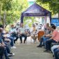 Jajaran Direksi dan pegawai Perumda Tirta Bhagasasi saat menggelar program Knowledge Transfer di Cabang Tarumajaya, Kabupaten Bekasi, Jumat (8/5/2026), guna memperkuat koordinasi dan meningkatkan kualitas pelayanan air bersih kepada masyarakat.